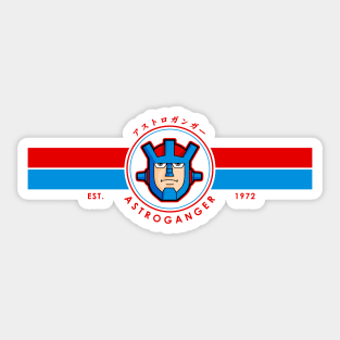 412 Retro Wide Astroganga Sticker